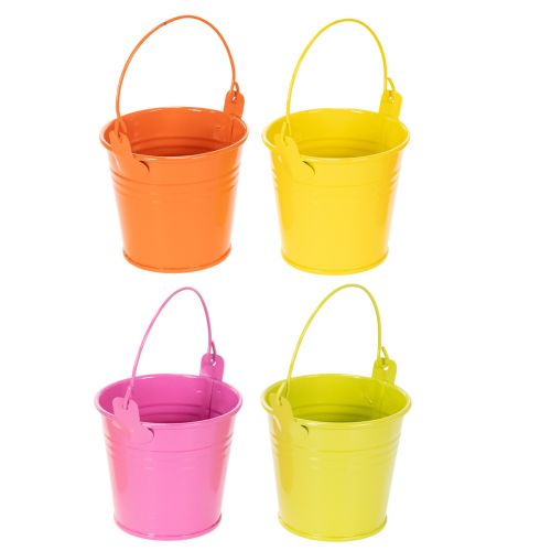 Seaux colorés, Ø8 cm H7,5 cm, lot de 12 acheter | Floristik24.be