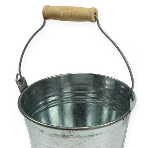 Article Seau Ø10cm H8cm 10 pcs. Zinc brillant