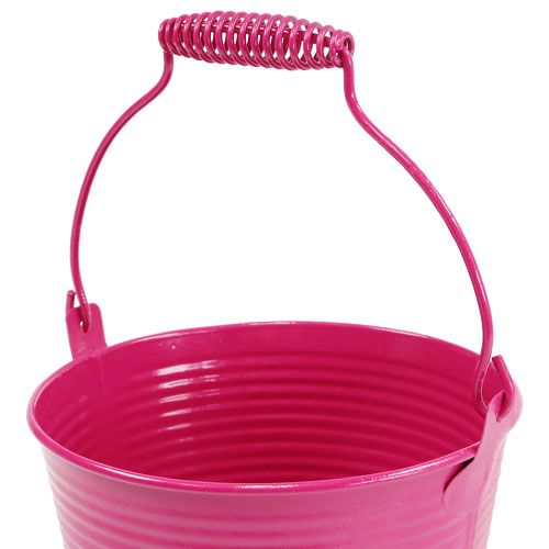 Floristik24 Seau rose Ø21,5cm H19cm