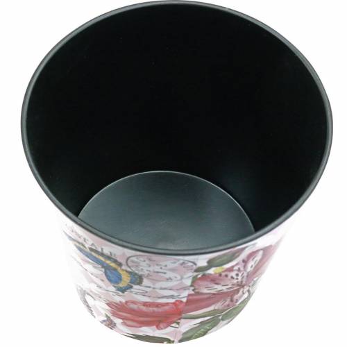 Article Jardinière motif fleur en plastique 10.5cm pot de fleur décoration d'été