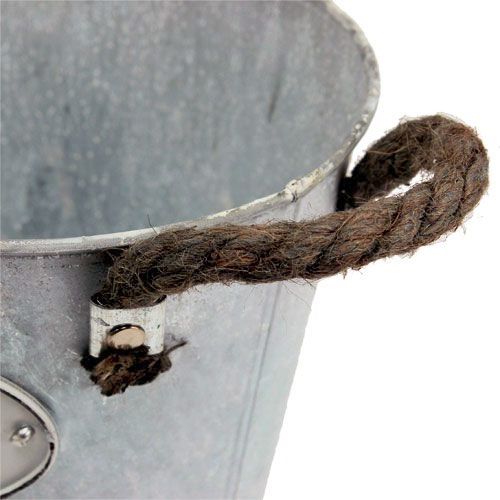 Floristik24 Pot de plantation gris Ø21cm H19cm