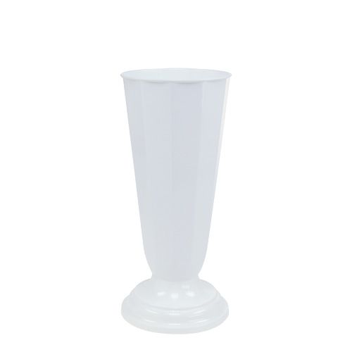 Floristik24 Vase &quot;Szwed&quot; Blanc Ø13cm