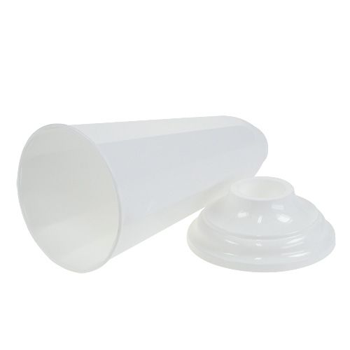 Article Vase décor “Szwed” blanc Ø16cm