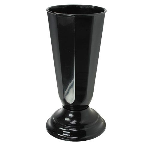 Article Vase à décor Szwed noir Ø23cm 1 pc