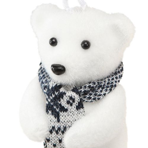 Floristik24 Décoration ours polaire à suspendre figurines de décoration d&#39;hiver 11×7cm 4 pcs