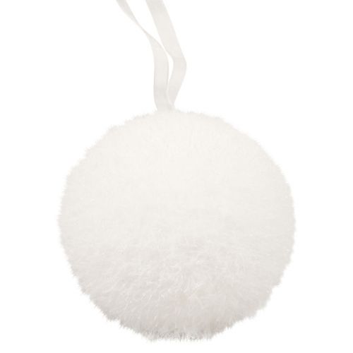 Floristik24 Décoration boule de neige décoration de neige décoration d&#39;hiver décoration cintre 7,5 cm