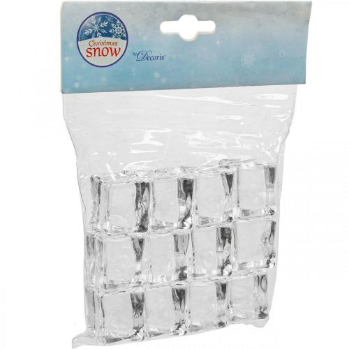 Floristik24 Glaçons artificiels glace décorative transparent 2,5×3×2,5cm 12 pcs