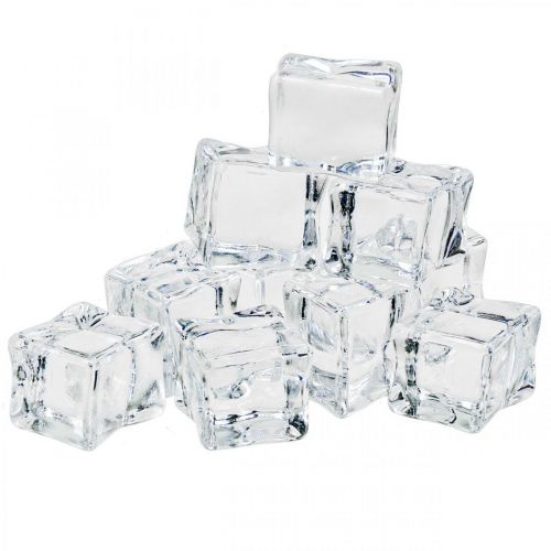 Floristik24 Glaçons artificiels glace décorative transparent 2,5×3×2,5cm 12pcs