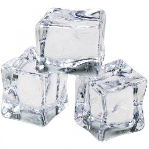 Article Glaçons artificiels glace décorative transparent 2,5×3×2,5cm 12pcs