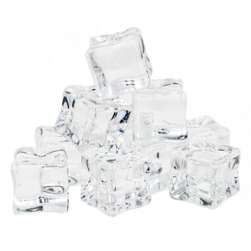 Floristik24 Glaçons artificiels glace décorative transparent 2cm 30pcs