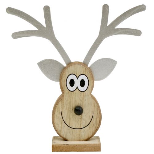 Tête d&#39;élan debout pour se tenir 18cm x 16cm 3pcs