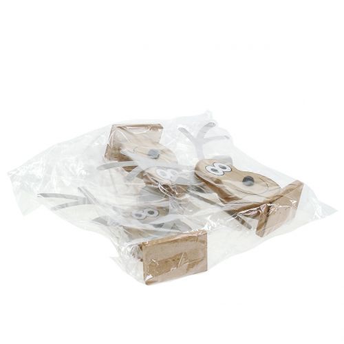 Article Tête d'élan debout pour se tenir 18cm x 16cm 3pcs