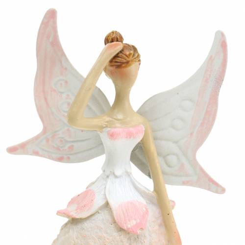 Floristik24 Figurine déco elfe blanc 12cm 2pcs