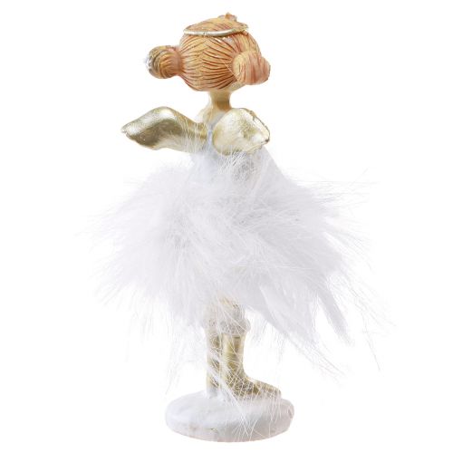 Floristik24 Figurines décoratives de Noël ange en or blanc H10,5cm 2pcs
