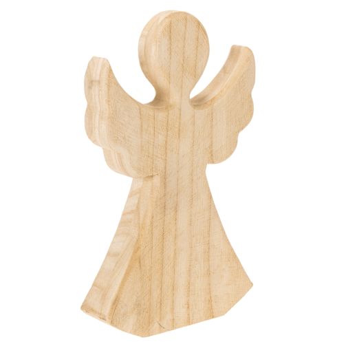 Ange décoratif en bois clair naturel, décoration de Noël, 30 cm acheter | Floristik24.be