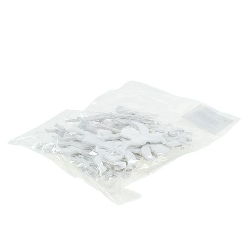 Floristik24 Mélange d'anges blanc 3,5cm - 8,5cm 54pcs