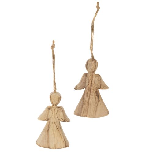 Figurine d'ange à suspendre au sapin de Noël, 10 cm, lot de 12 | Floristik24.be