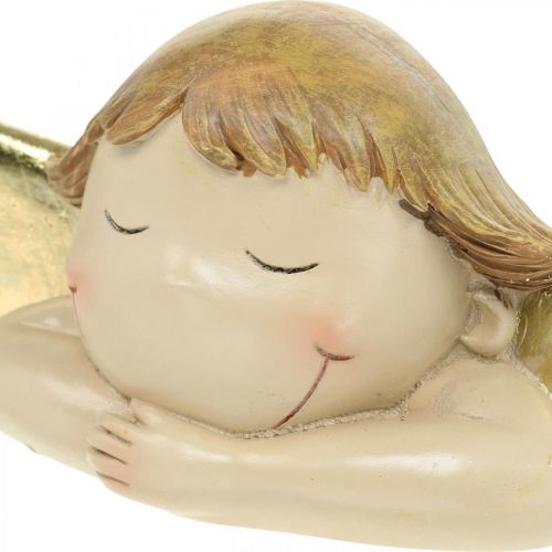 Floristik24 Figurine d'ange décorative Décoration de table de Noël 22,5 × 9,5 × 9cm