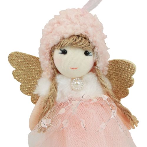 Article Décoration d&#39;ange décoration de sapin de Noël figurine de Noël tulle H11cm 1 pièce