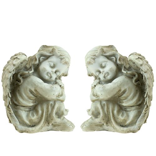 Article Ange pour la Tombe Crème Ange Tombeau Ange Endormi 6×5.5×8cm