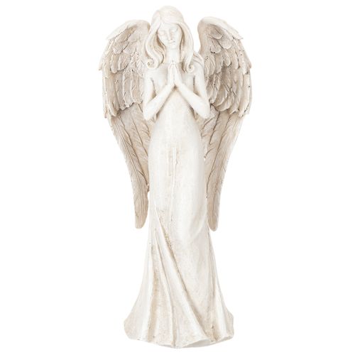 Figurine d'ange debout en prière, décoration, 36 cm