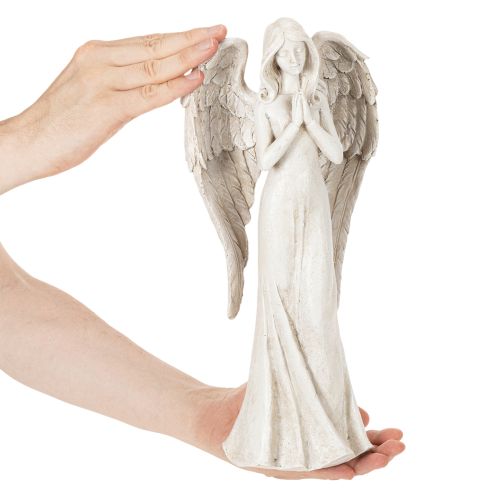 Figurine d'ange debout en prière, décoration, 36 cm | Floristik24.be