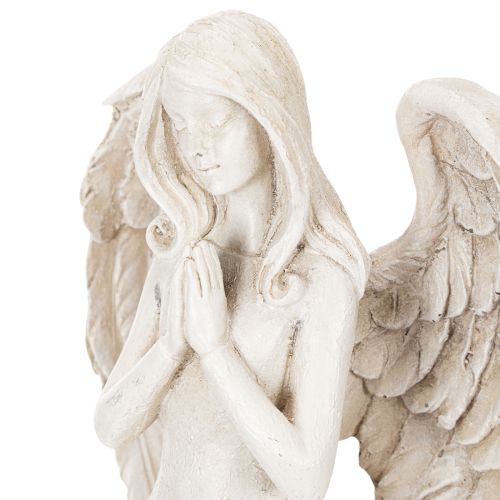 Figurine d'ange debout en prière, décoration, 36 cm | Floristik24.be