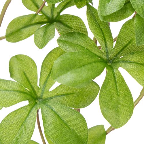 Article Branche artificielle de Schefflera, plante décorative élégante pour les espaces de vie, 95 cm