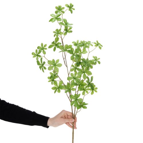 Article Branche artificielle de Schefflera, plante décorative élégante pour les espaces de vie, 95 cm