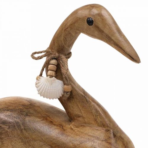 Article Déco canard canard en bois déco bois de manguier 29x8.5x21.5cm