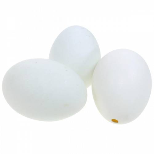 Floristik24 Oeufs de canard soufflés naturels décoration de Pâques 12 pièces