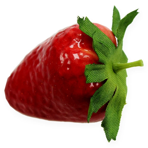 Floristik24 Fraises rouges artificielles en plastique. 36pièce