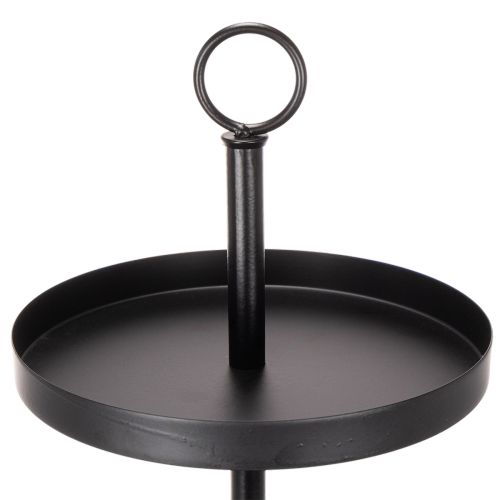Présentoir de service rond en métal à trois niveaux pour la décoration de table à plusieurs étages, 61 cm | Floristik24.be