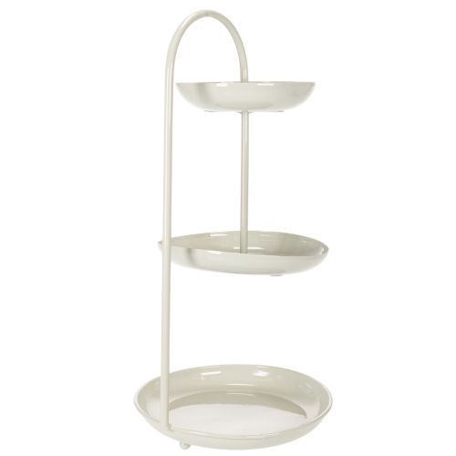 Article Décoration de table à trois niveaux, idéale pour les salons, les occasions spéciales et les mariages, 55 cm