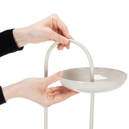 Article Décoration de table à trois niveaux, idéale pour les salons, les occasions spéciales et les mariages, 55 cm