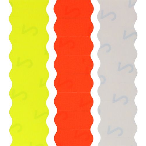Article Etiquettes 26x12mm différentes couleurs 3 rouleaux