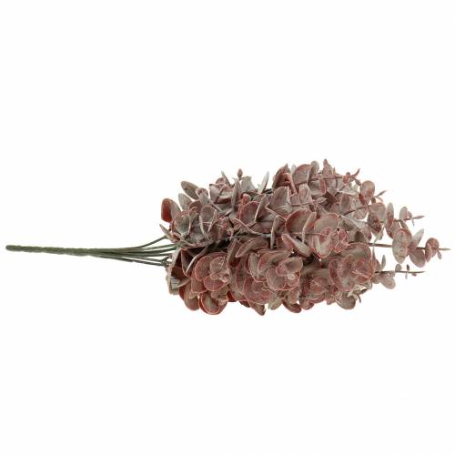 Floristik24 Eucalyptus artificiel Bourgogne 32cm Plante artificielle comme la vraie !