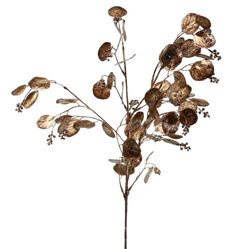 Floristik24 Branche d'eucalyptus artificielle cuivrée 76 cm