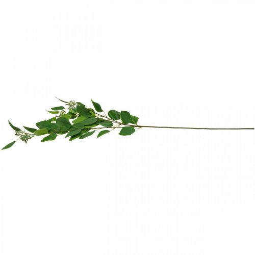 Article Branche d&#39;eucalyptus artificielle verte triple ramifiée L100cm