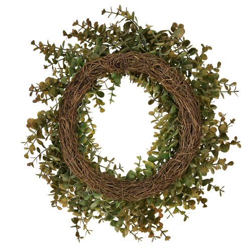 Article Couronne d'eucalyptus artificielle décoration d'automne eucalyptus Ø36cm