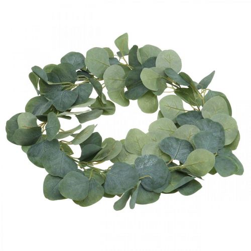 Article Couronne de porte eucalyptus couronne d'eucalyptus artificielle Ø38cm