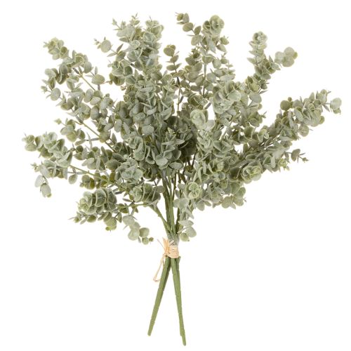 Branche d'eucalyptus artificielle, branche décorative pour vases et bouquets, 49 cm, lot de 4 | Floristik24.be
