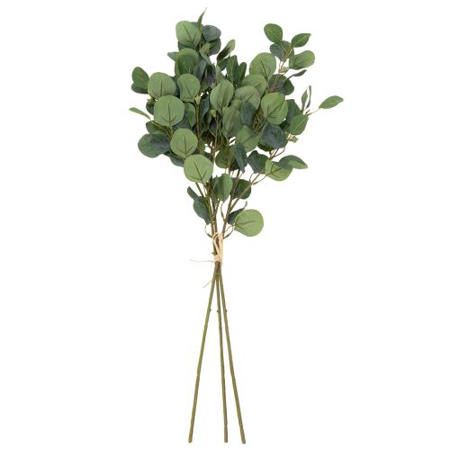 Article Fleur d'eucalyptus artificielle pour décoration intérieure moderne, 85 cm, lot de 3