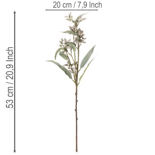 Décoration de branches d'eucalyptus artificielles, arrangement de branches, 3 pièces | Floristik24.be