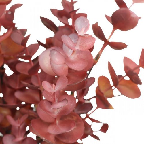 Article Décoration d'automne branche d'eucalyptus eucalyptus artificiel rouge 36cm