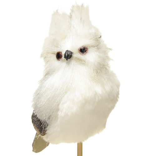 Article Chouette sur la canne blanche 9cm L48cm