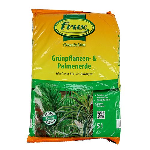 FRUX terreau pour plantes vertes et palmiers 5l