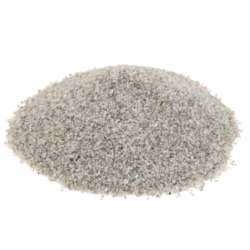 Floristik24 Couleur sable 0,1 - 0,5mm gris 2kg