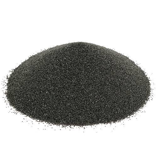 Floristik24 Couleur sable 0.1mm - 0.5mm anthracite 2kg