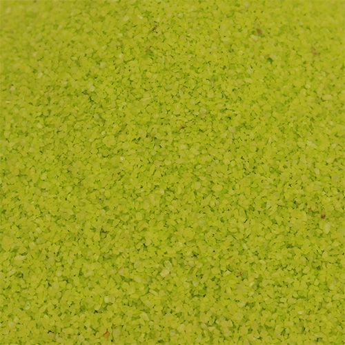 Floristik24 Sable de couleur 0.1mm - 0.5mm vert pomme 2kg